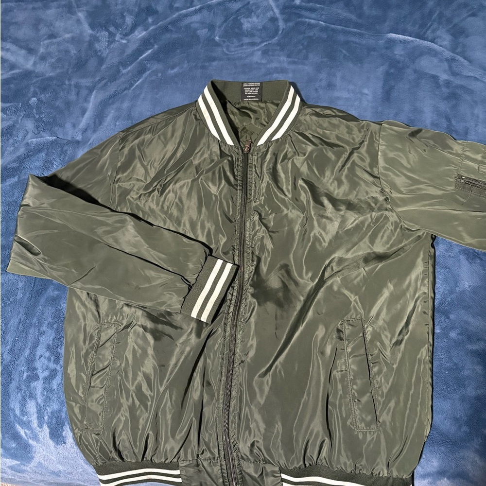 Original Deluxe Khaki Bomber Jacket